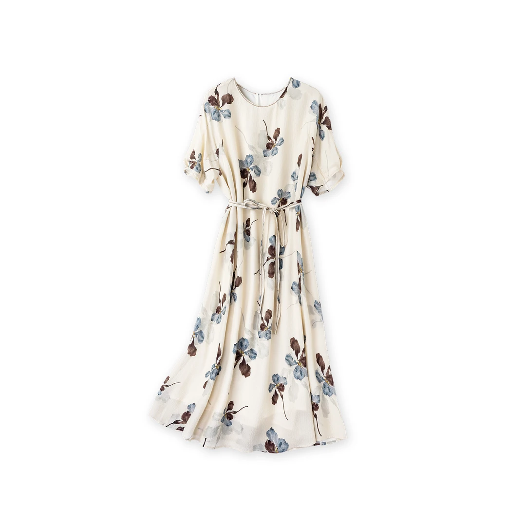 【挺挺】2025款桑蚕丝连衣裙YJHY-H962813