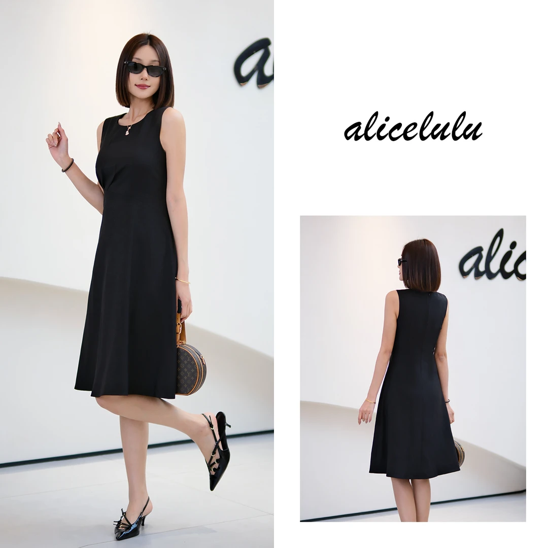 5 alicelulu “悠扬提琴”连衣裙 优雅婉约 通勤随性 S2142125U