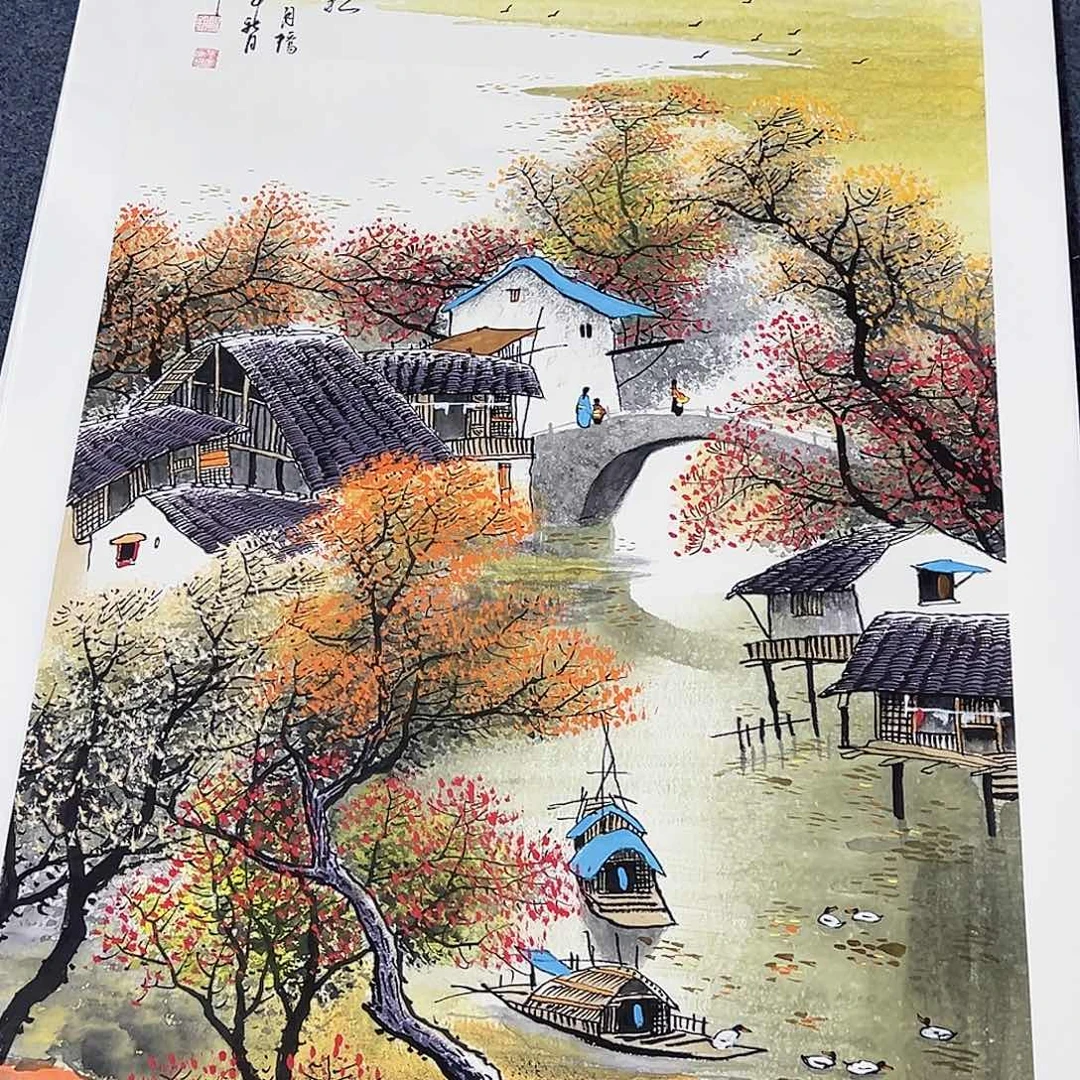 国画事事顺心如意万事如意万事如意