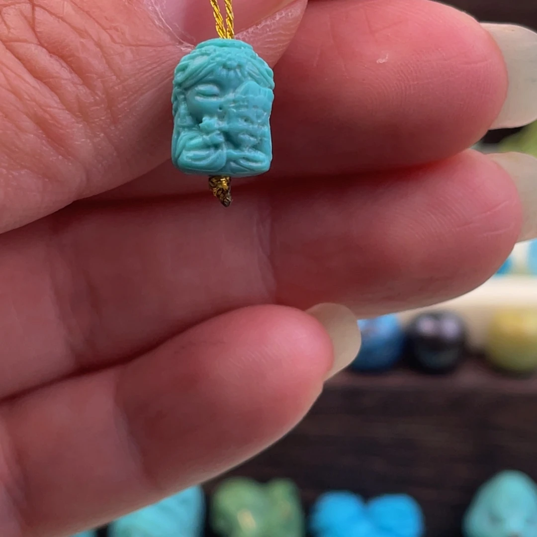 绿松石未镶嵌配饰