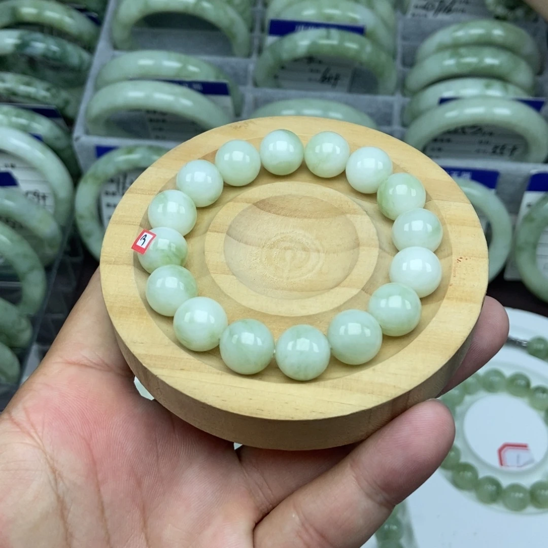 蛇纹石玉未镶嵌手链