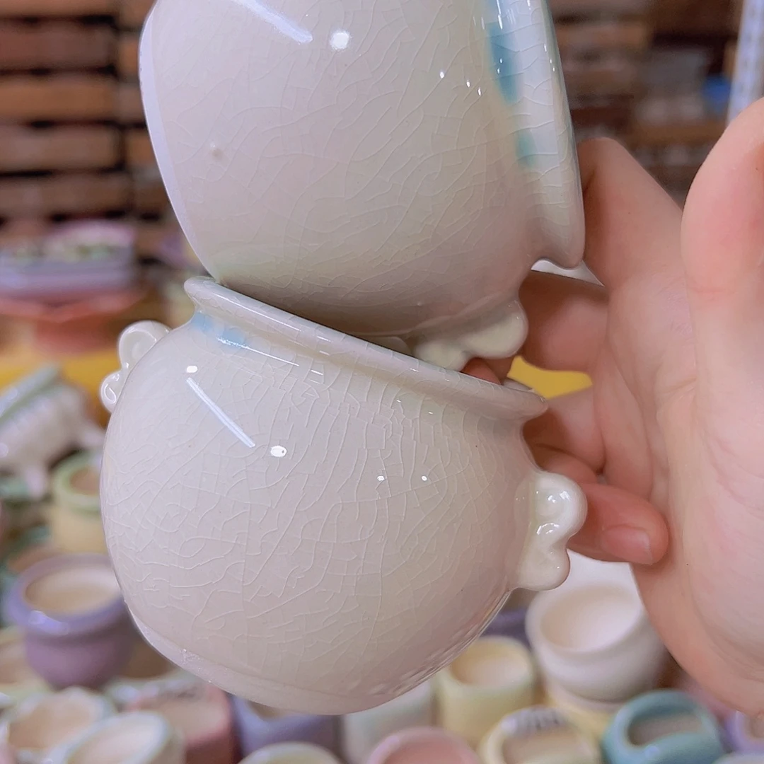 陶瓷花盆当场凑满12包邮