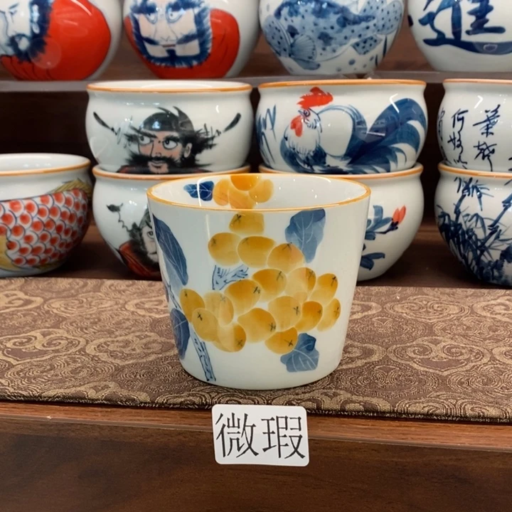 釉下老陶泥手工绘制