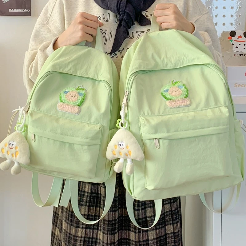 可爱少女学生小书包女春夏韩版清新双肩包高颜值学院风休闲背包