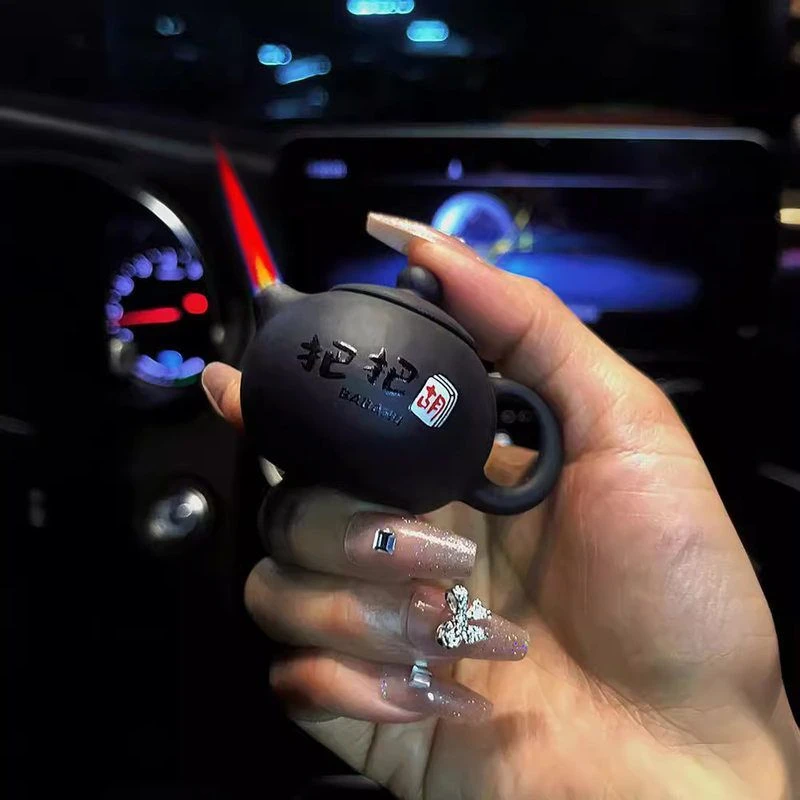 网红爆款把把壶打火机防风水砂茶壶铁定小搞笑创意个性潮稀奇古