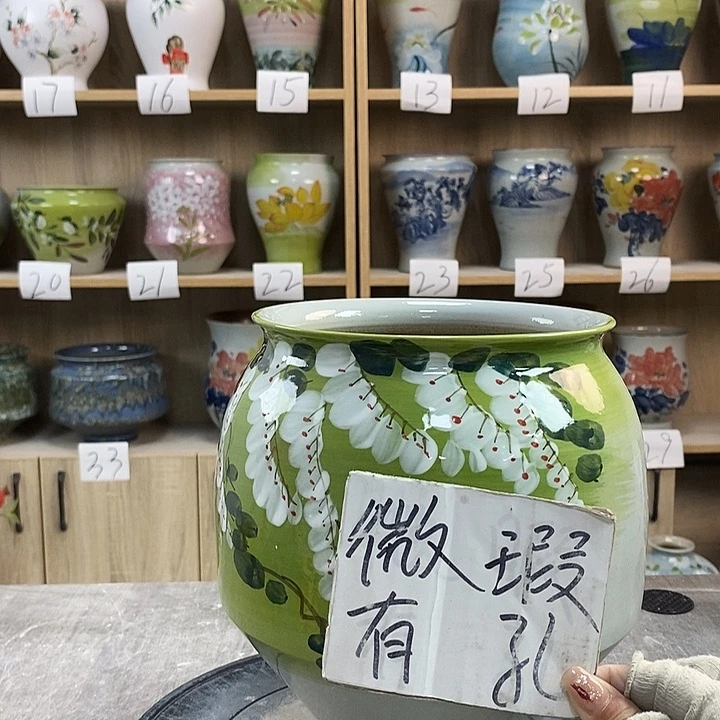 缸G**.13xc景德镇陶瓷花盆