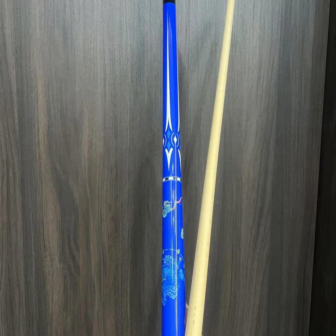 英迪安台球  掌御球杆  蓝玉大头杆