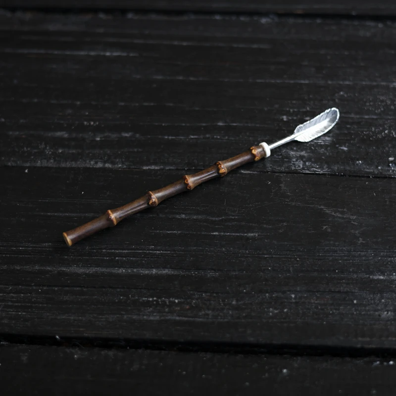 【见珊】羽毛茶拨（秋古篱12002）