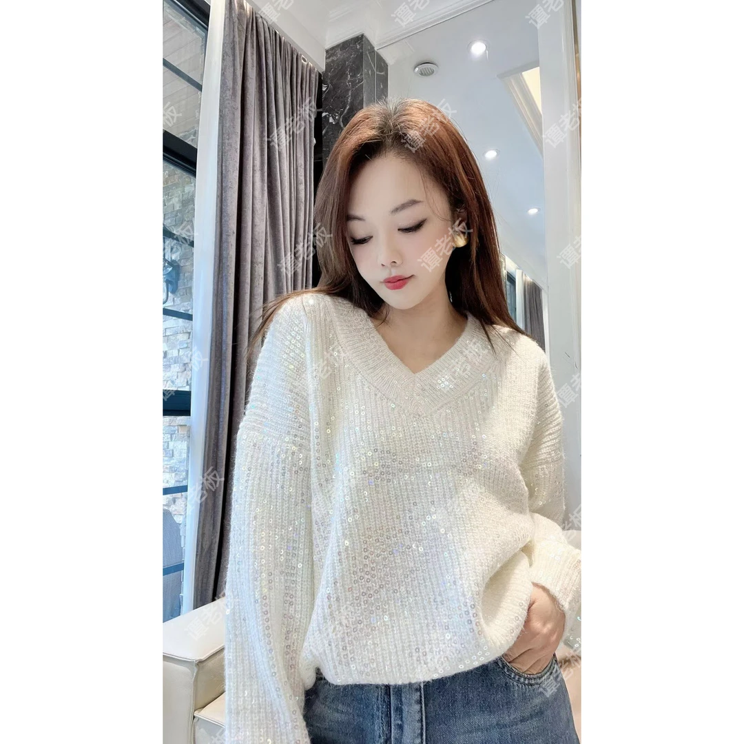 【58015】毛衣打底衫2025新款秋冬季女内搭长袖针织上衣58015