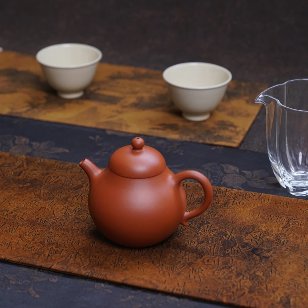 欣蚕居-双面香云纱茶席-【洛神赋+山居图】