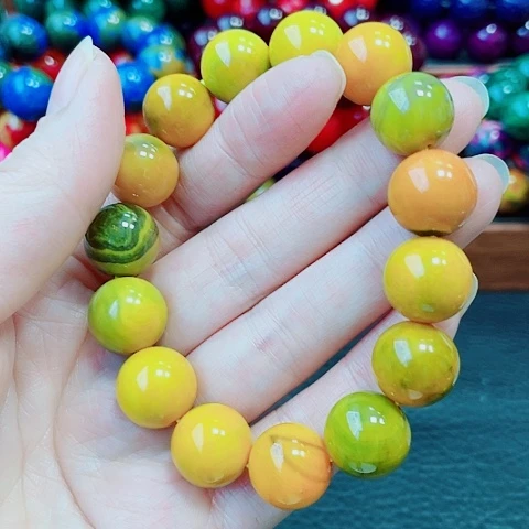 玛瑙未镶嵌手饰牛黄14