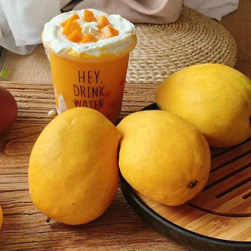 3正宗云南潞江坝圣德龙芒果钻石芒芒果之王爆甜多汁果肉细腻花果