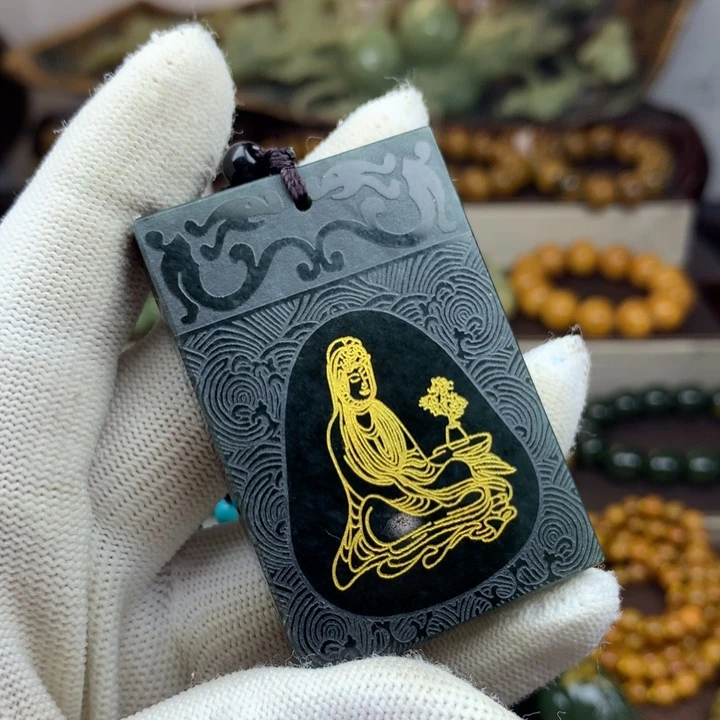 手链未镶嵌岫岩河磨玉（透闪石质玉）