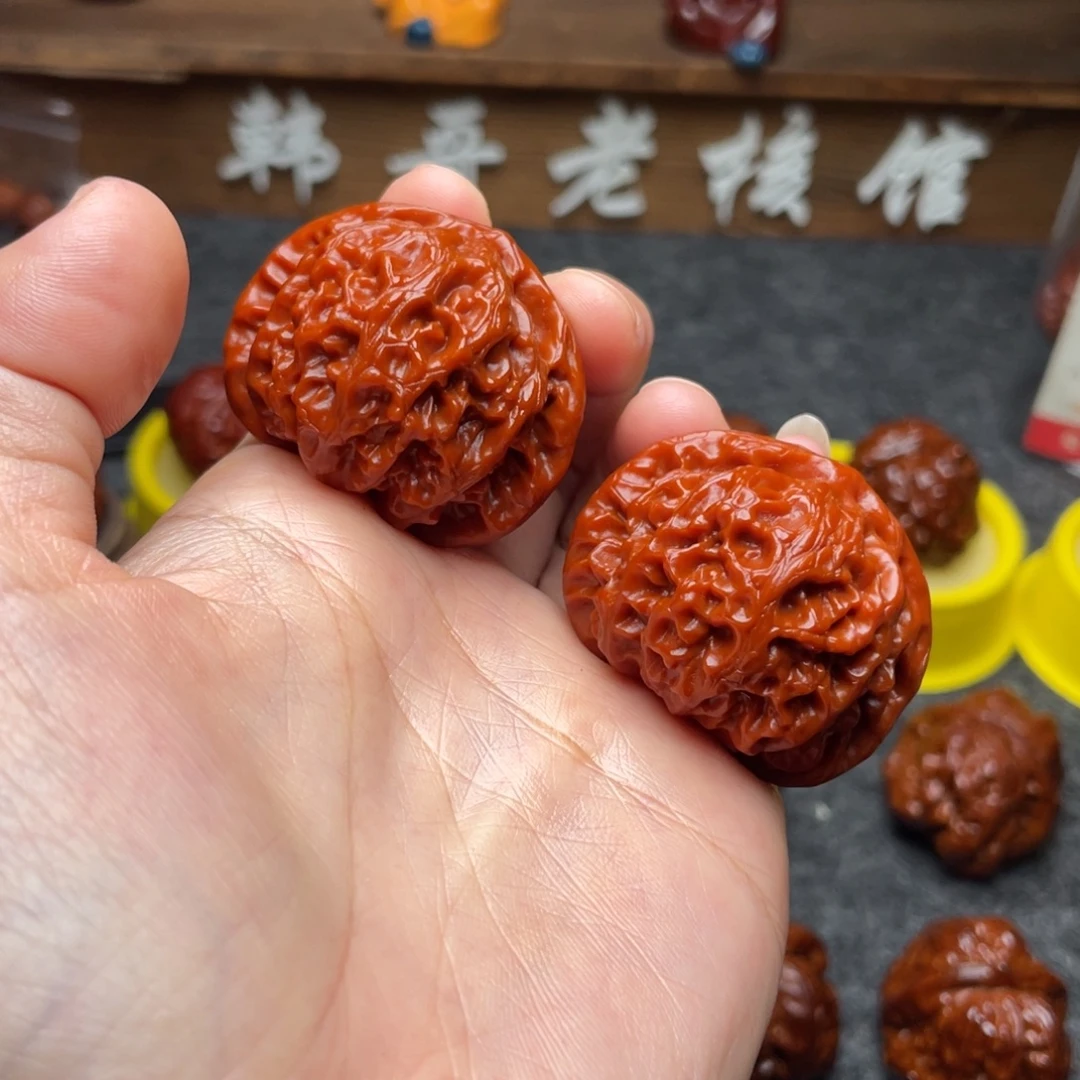 文玩核桃吊坠文玩核桃 手把件 宫灯 41