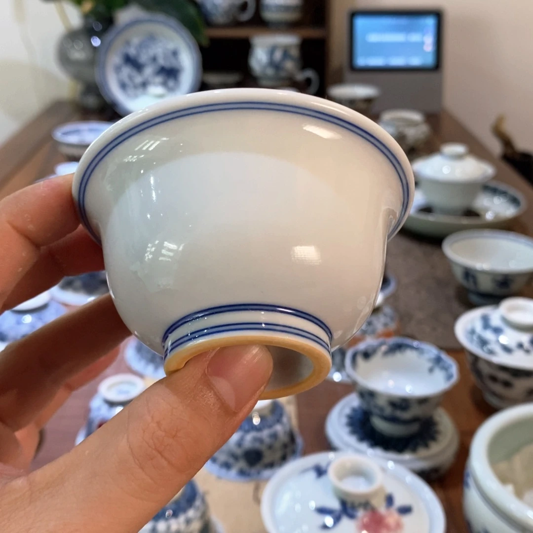 开播福利景德镇纯手绘茶器柴窑