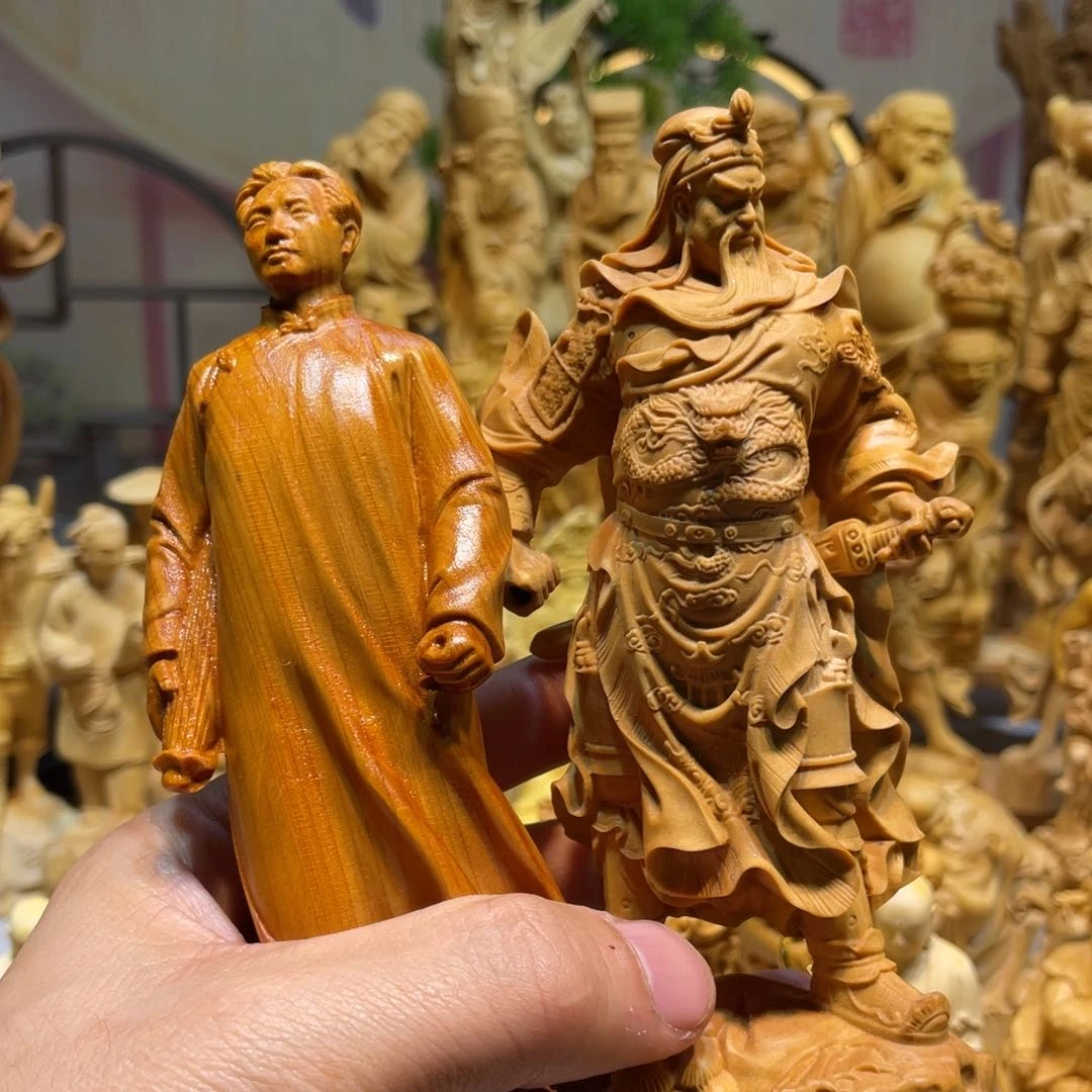 柏木（崖柏）云*鹤黄杨木崖柏两个