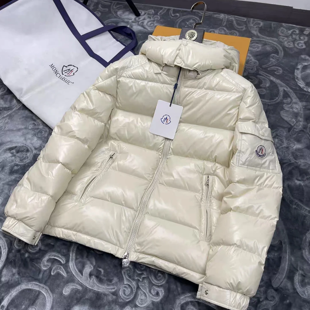 2222蒙家冬季经典男女同款加厚鸭绒情侣保暖短款羽绒服外套免洗