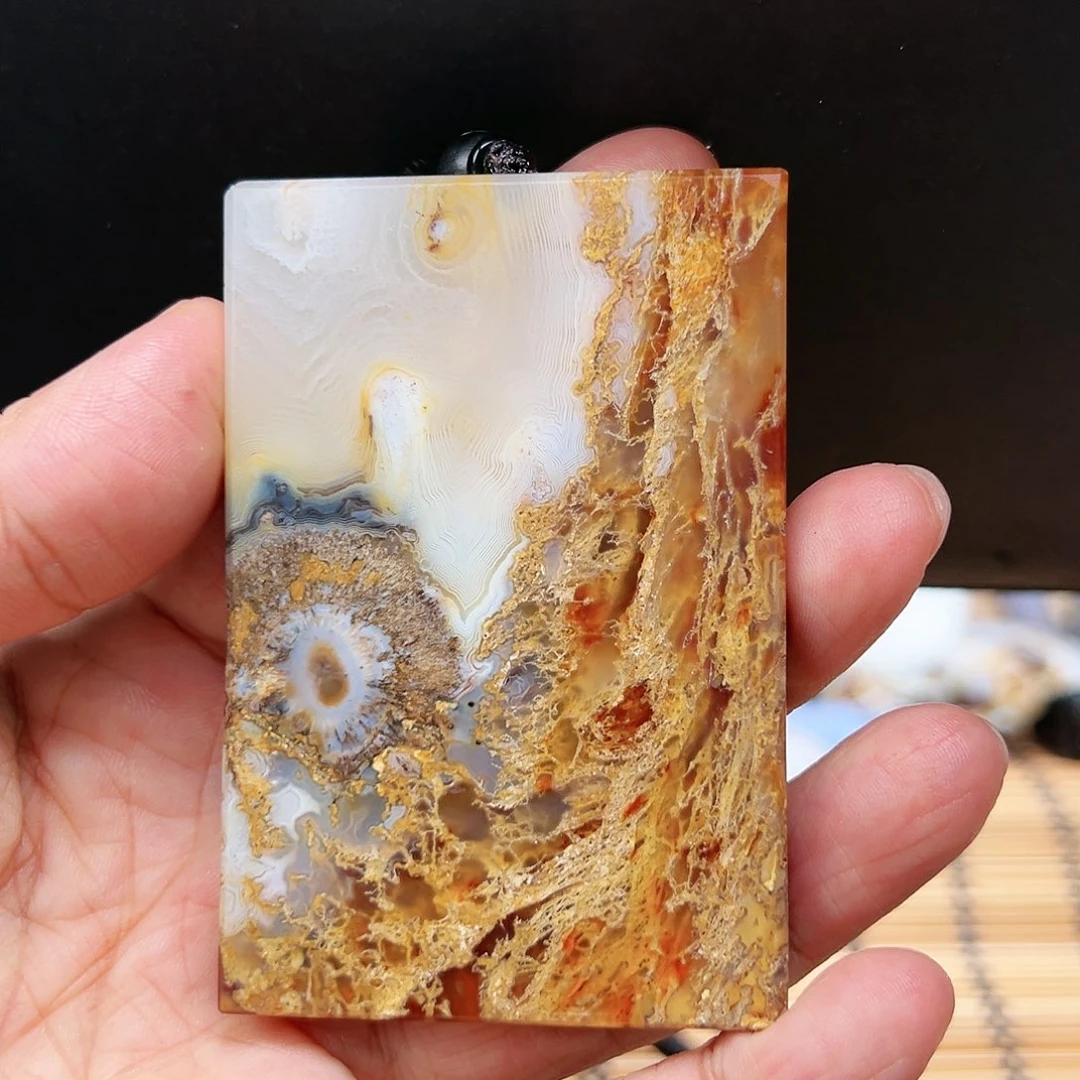 未镶嵌玛瑙/玉髓珠宝半成品