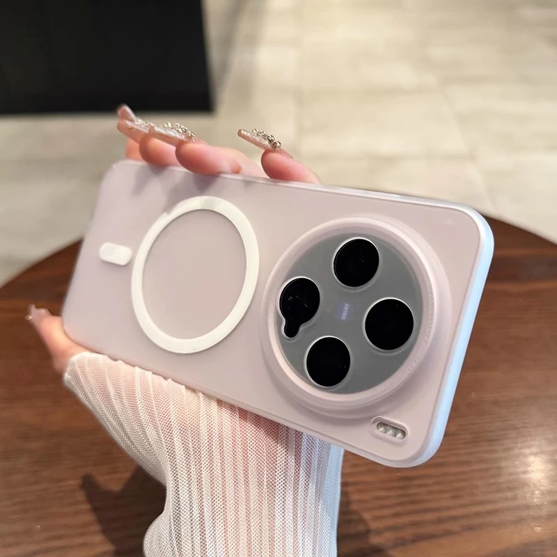 冰雾磨砂vivox200promini手机壳磁吸新款x200半透明防摔简约x100s