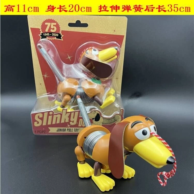 正品玩具总动员75周年纪念版会发声说话弹簧狗巴斯光年胡迪玩具玩