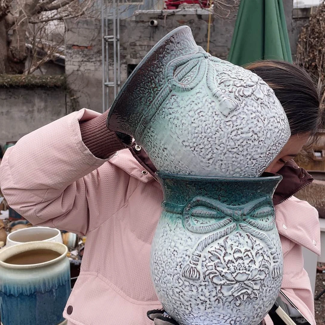 红陶王嫂花盆直播0223-682