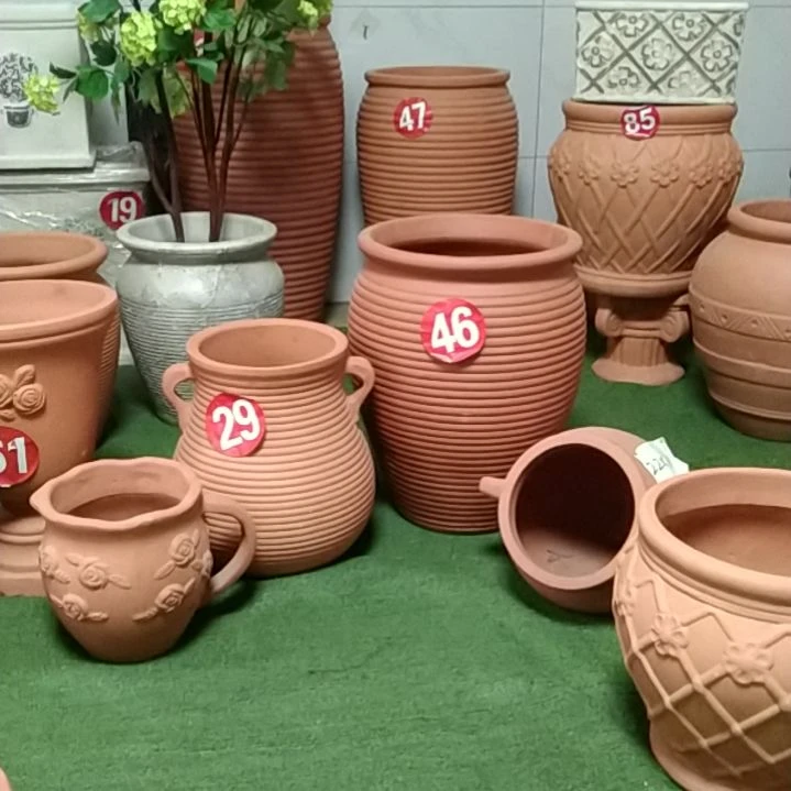 洛***之红陶花盆盟主透气性好