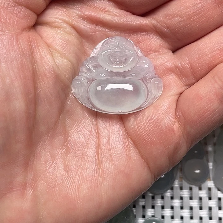 翡翠足金镶嵌颈饰翡翠