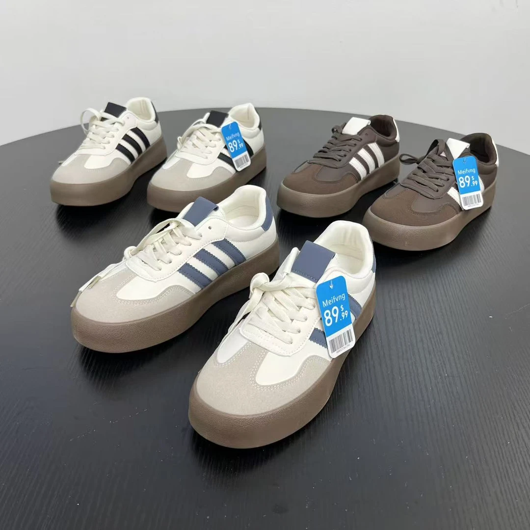 美系牛货 版型超赞 男女秋季防滑耐磨增高板鞋德训鞋