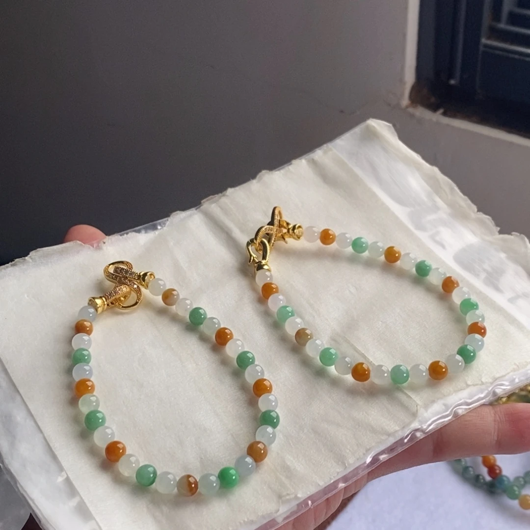 定制翡翠未镶嵌18 缅甸翡翠A货卡5.6