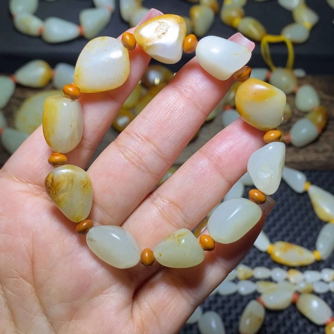 和田玉手链未镶嵌