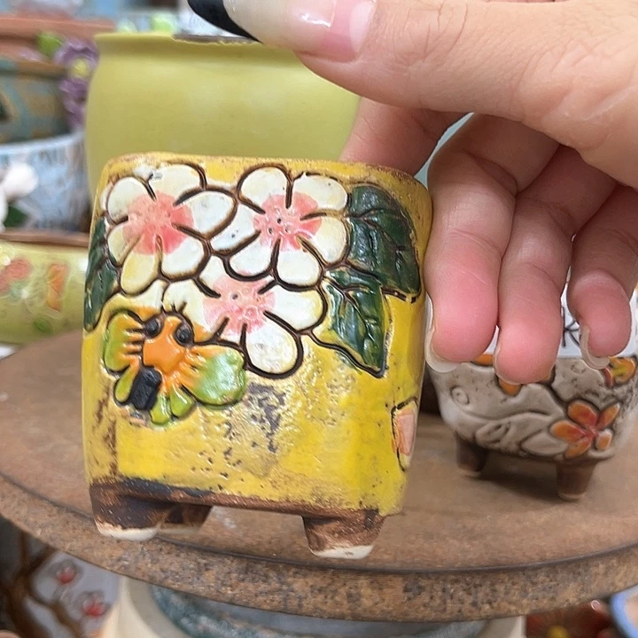 红陶粗陶多肉花盆