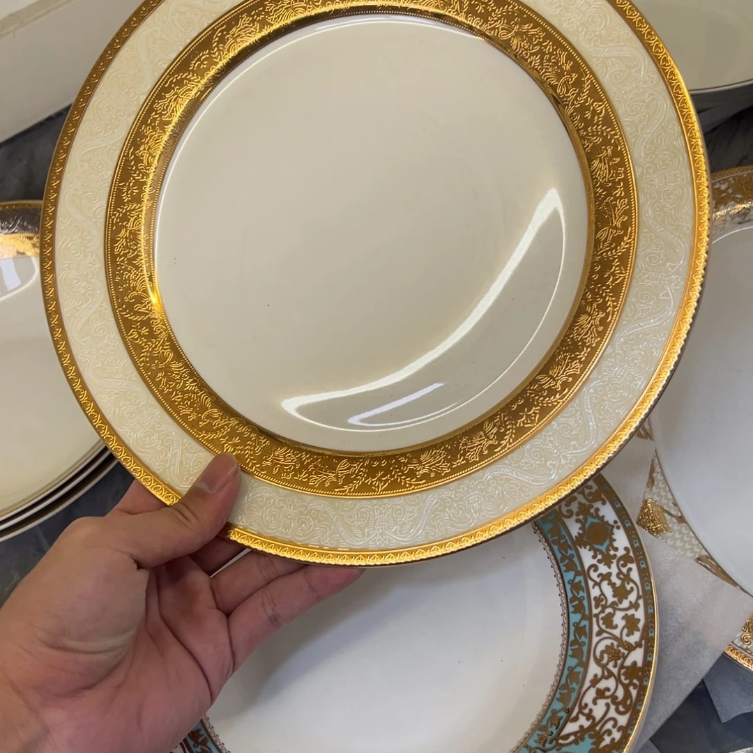 瓷片10.5寸平盘孤品福利