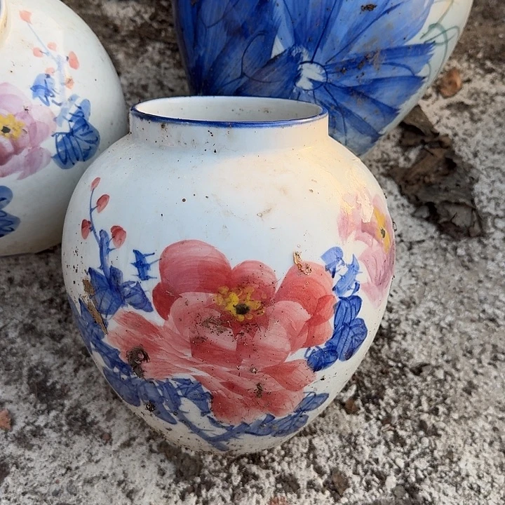 微瑕景德镇手工陶瓷花瓶