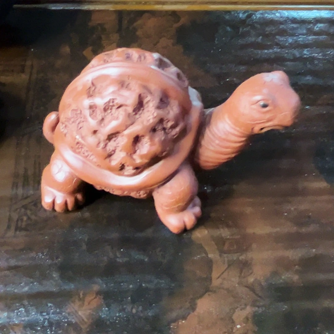 紫砂茶宠志**得核桃龟茶宠