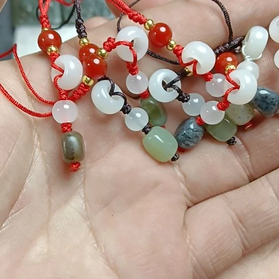 和田玉未镶嵌颈饰拍一发一