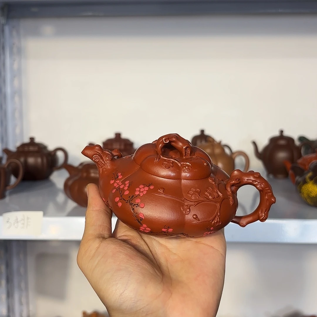茶壶紫砂一壶李紫砂