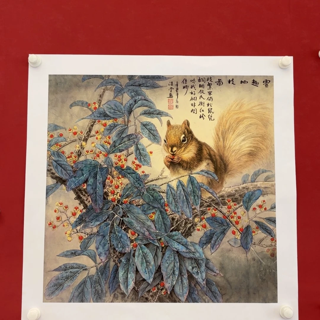 带灯款精品书画作品欣赏