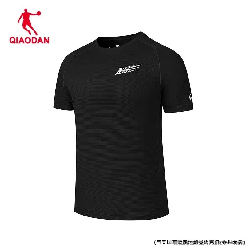 乔丹官方旗舰飞影跑步短袖T恤男2025夏季正品男士健身透气运动服