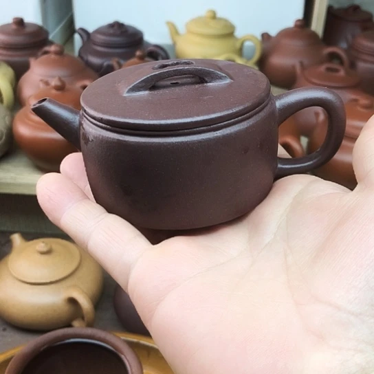 茶壶紫砂紫泥汗瓦100豪生左右