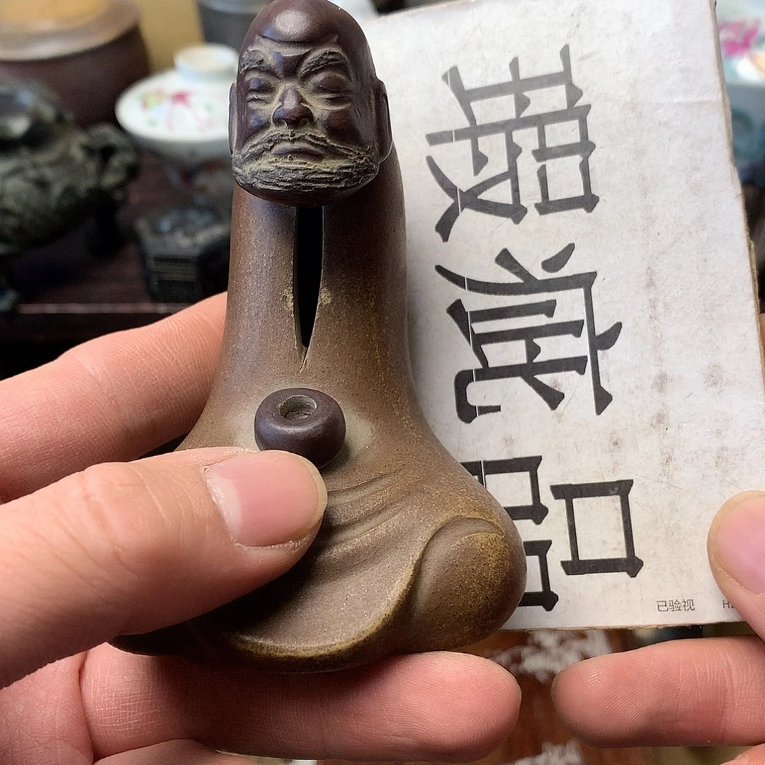 紫砂财神到家越过越发恭喜发财