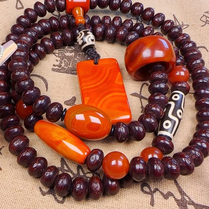 凤眼菩提吊坠脖挂