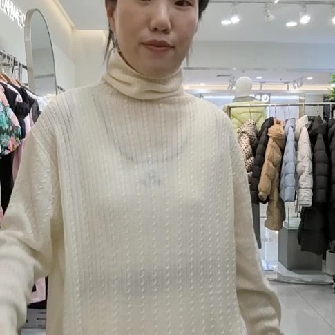 闪购专拍高领毛衣1