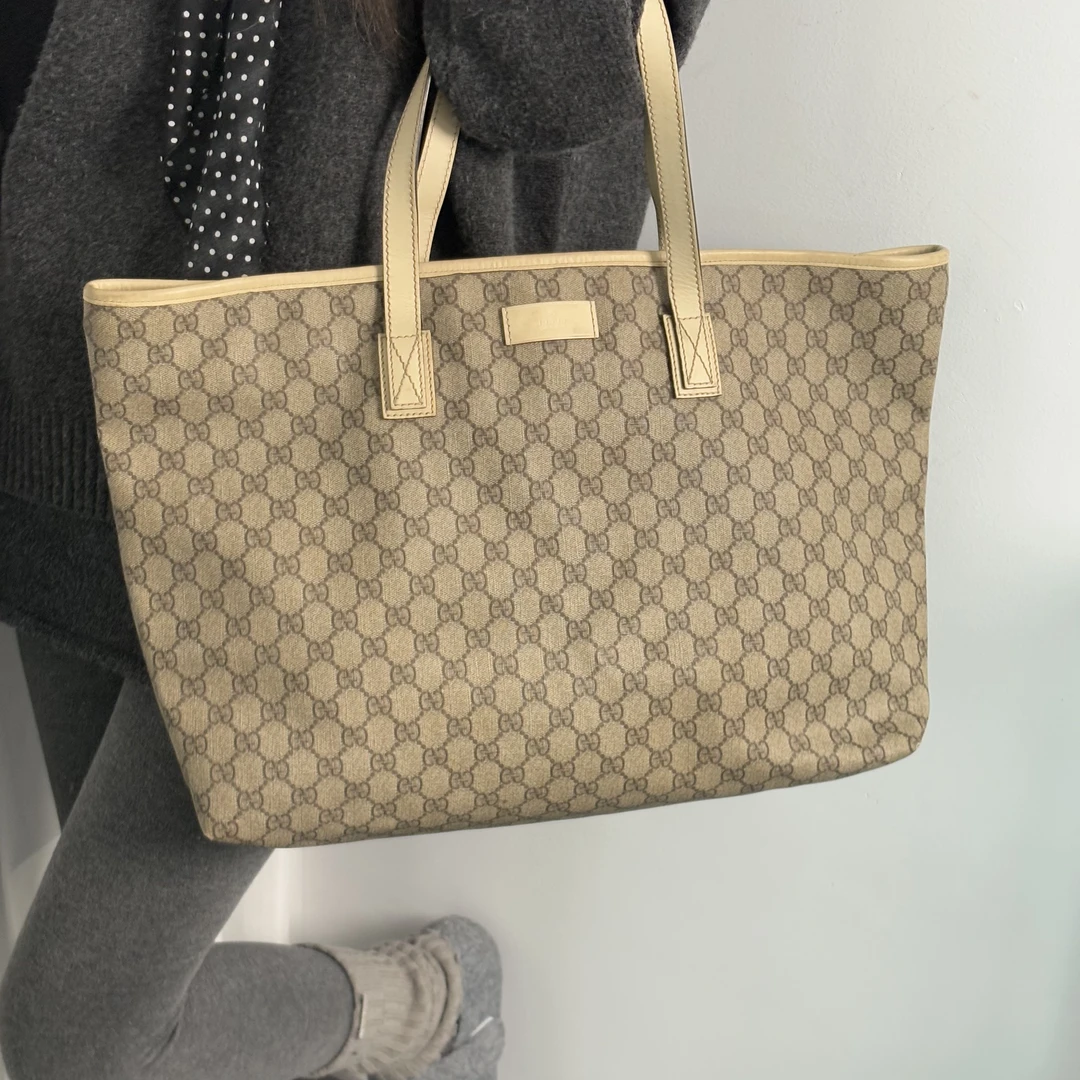 95新 GUCCI/古驰 老花单肩托特包  jc