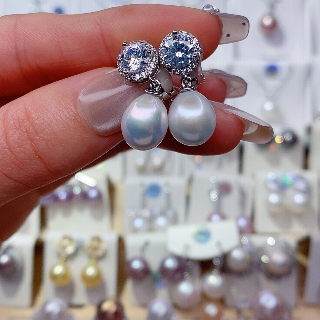 未镶嵌耳饰淡水珍珠