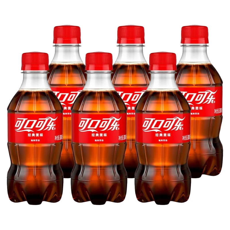 可口可乐/雪碧经典美味迷你瓶装300ml*6瓶碳酸饮料汽水TG