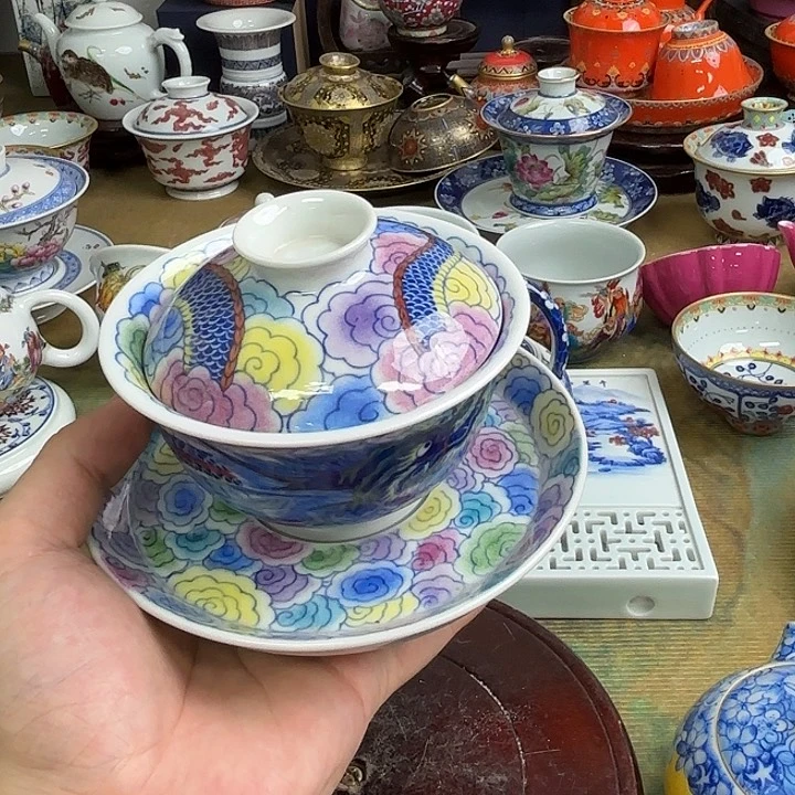 冷***冷摆件景德镇陶瓷老艺人厂60