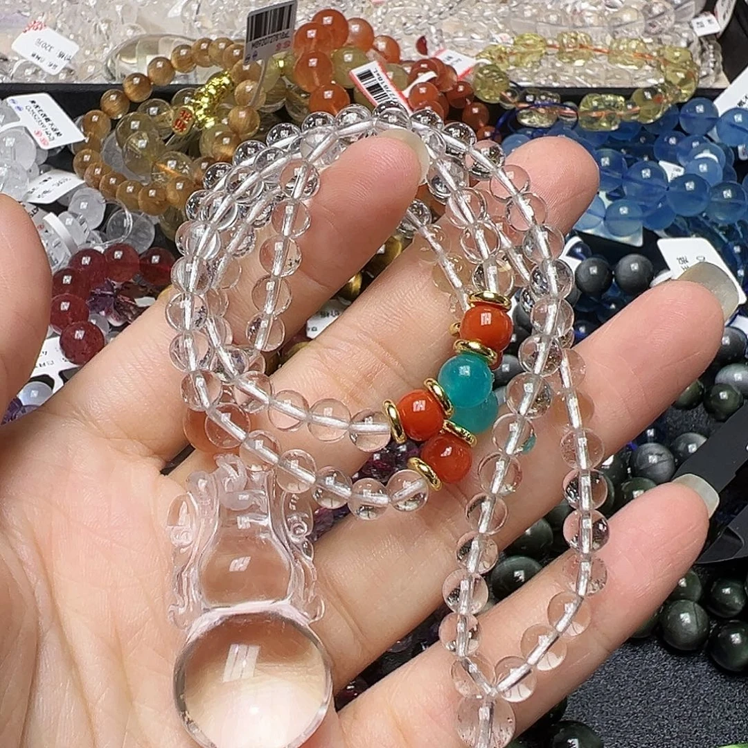 未镶嵌手链水晶多样性发一