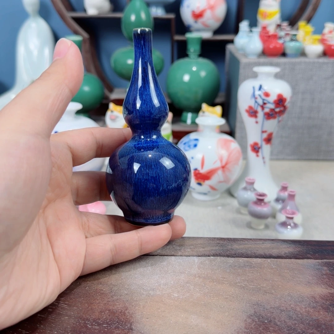 陶瓷手工小花器摆件