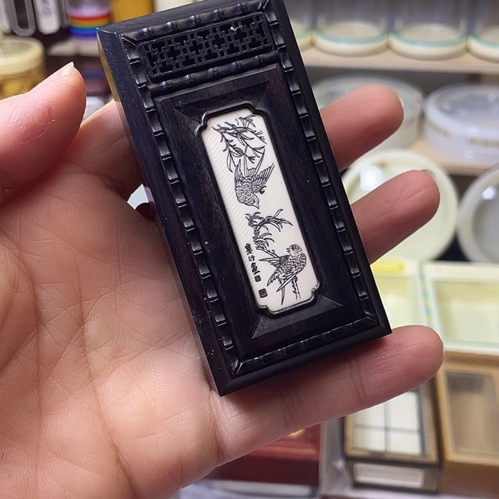 张圣林金钟竹玲盒84×42×24