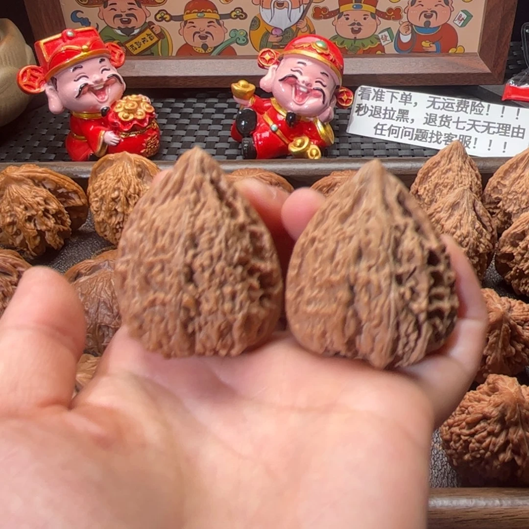 核桃文玩塔尖36尺（微瑕）